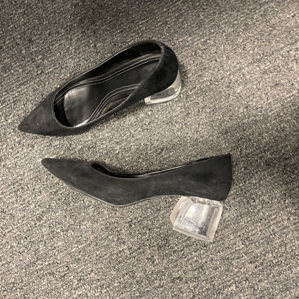 Bershka black heels